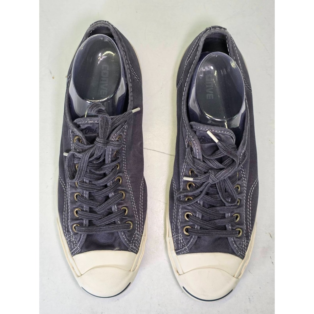 Converse Jack Purcell Men's Size 11 Women's 12.5 Navy Casual Sneakers Low Shoes - Picture 5 of 14